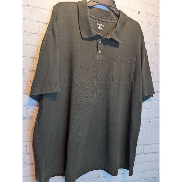 Carhartt dark green polo shirts size 2X - Picture 2 of 4